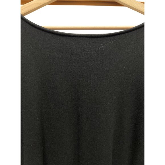 Chico's Black Knit Bell Sleeve with Crochet Detail Top - Picture 6 of 6